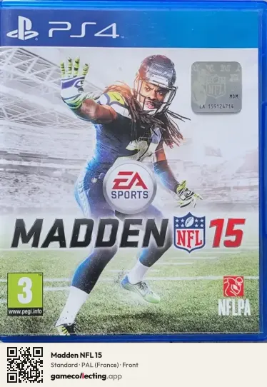 Madden NFL 15 PlayStation 4, France box front