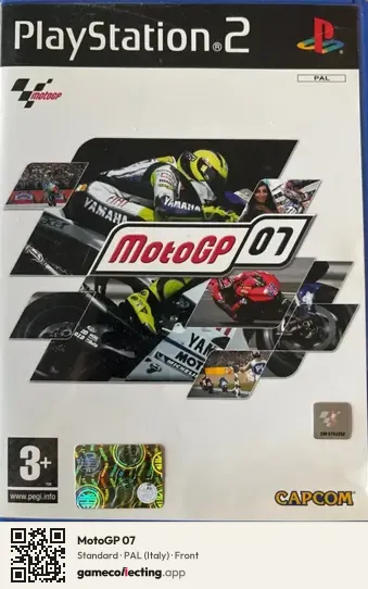 MotoGP 07 PlayStation 2, Italy box front