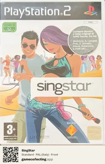 SingStar PlayStation 2, Italy box front