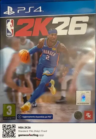 NBA 2K26 PlayStation 4, Italy box front