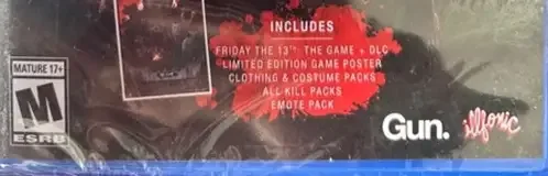 Friday the 13th: The Game, the ESRB box on its front