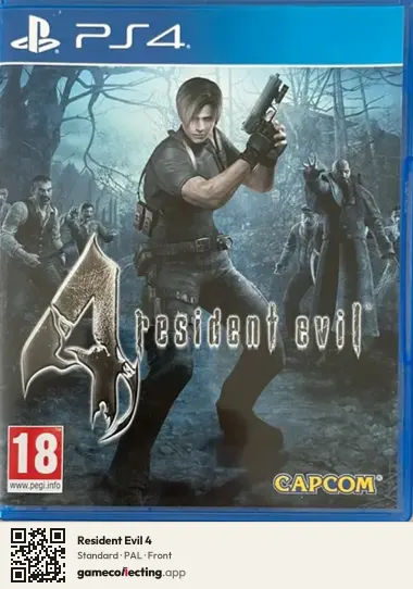 Resident Evil 4 PlayStation 4, PAL box front