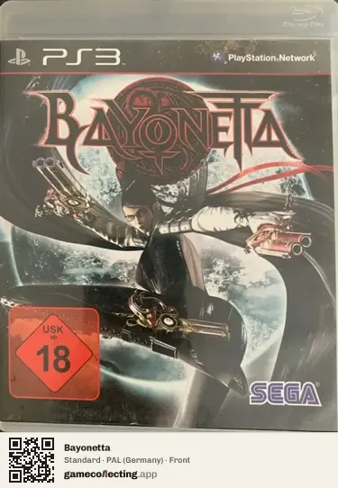Bayonetta PlayStation 3, Germany box front