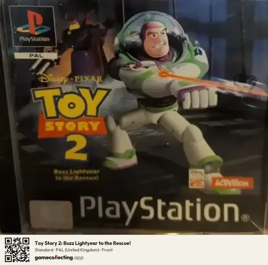 Toy Story 2: Buzz Lightyear to the Rescue! PlayStation, United Kingdom box front