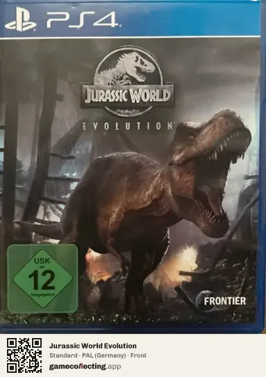 Jurassic World Evolution PlayStation 4, Germany box front