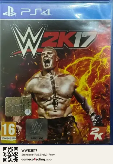 WWE 2K17 PlayStation 4, Italy box front
