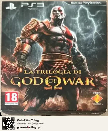 God of War Trilogy PlayStation 3, Italy box front