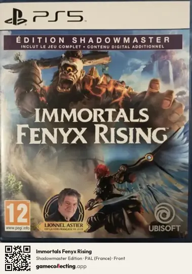 Immortals Fenyx Rising PlayStation 5, France box front