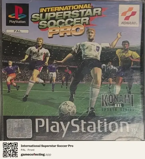 International Superstar Soccer Pro PlayStation, PAL box front