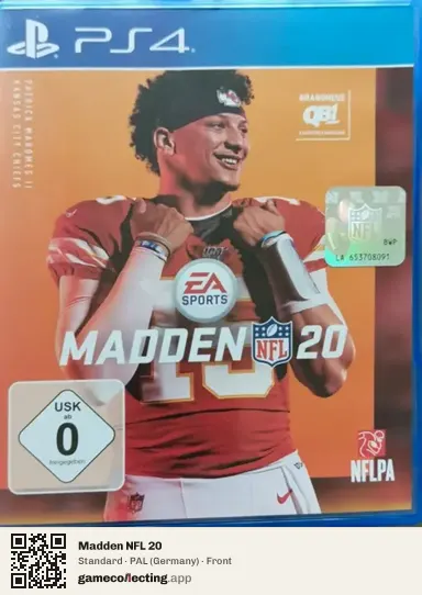 Madden NFL 20 PlayStation 4, Germany box front