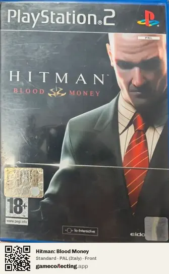 Hitman: Blood Money PlayStation 2, Italy box front
