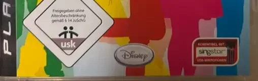 Disney Sing It, the USK square on its front