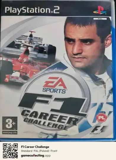 F1 Career Challenge PlayStation 2, Poland box front
