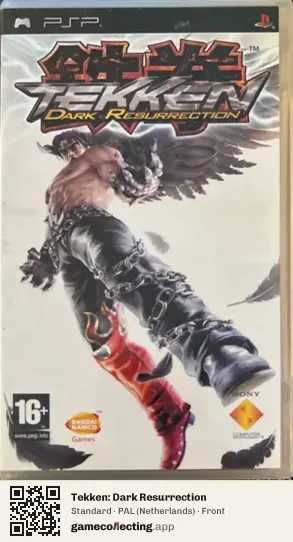 Tekken: Dark Resurrection PlayStation Portable, Netherlands box front