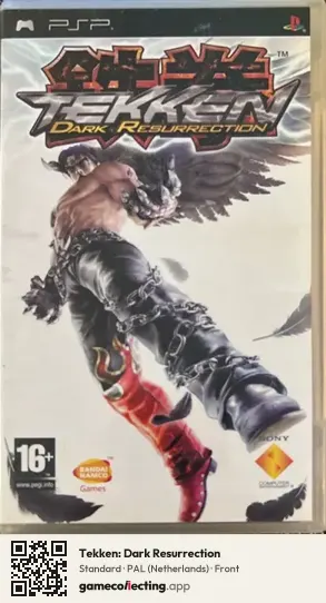 Tekken: Dark Resurrection PlayStation Portable, Netherlands box front