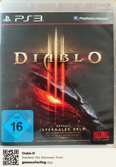 Diablo III PlayStation 3, Germany box front