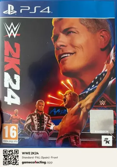 WWE 2K24 PlayStation 4, Spain box front