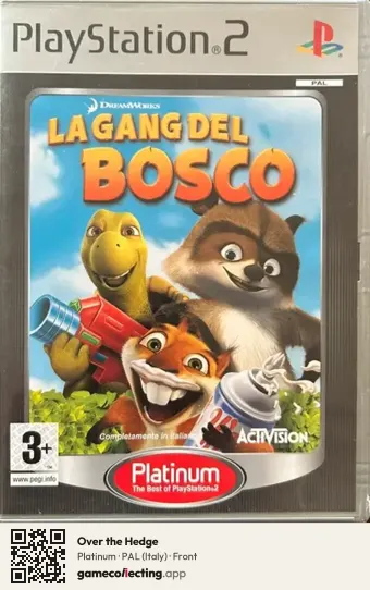 Over the Hedge PlayStation 2, Italy box front