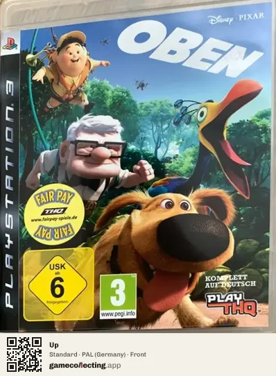 Up PlayStation 3, Germany box front
