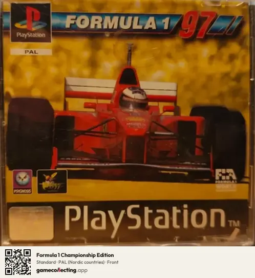 Formula 1 Championship Edition PlayStation, Nordic countries box front