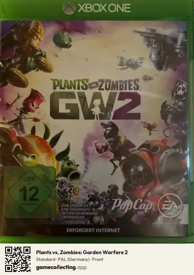 Plants vs. Zombies: Garden Warfare 2 Xbox One, Germany box front