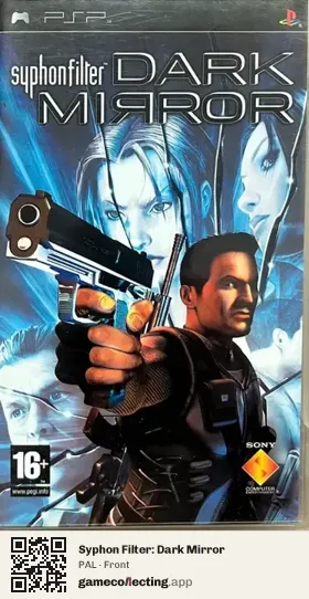 Syphon Filter: Dark Mirror PlayStation Portable, PAL box front