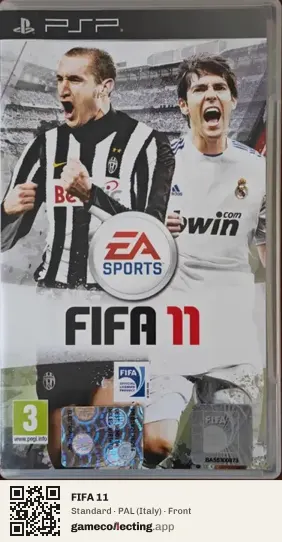 FIFA 11 PlayStation Portable, Italy box front