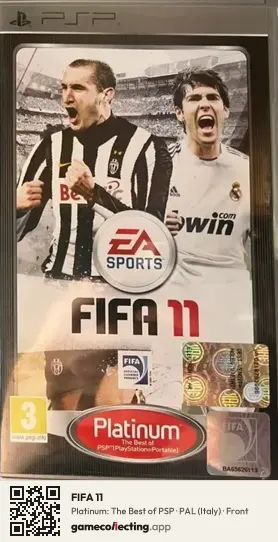 FIFA 11 PlayStation Portable, Italy box front
