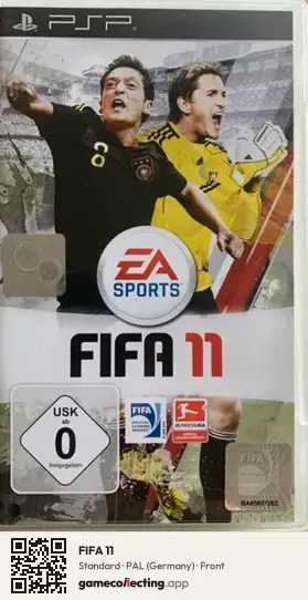 FIFA 11 PlayStation Portable, Germany box front