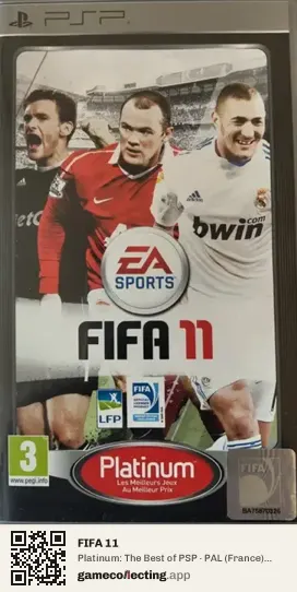 FIFA 11 PlayStation Portable, France box front