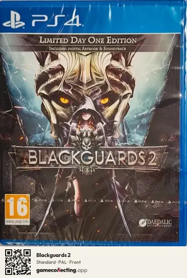 Blackguards 2 PlayStation 4, PAL box front