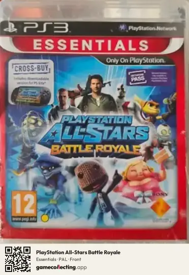 PlayStation All-Stars Battle Royale PlayStation 3, PAL box front