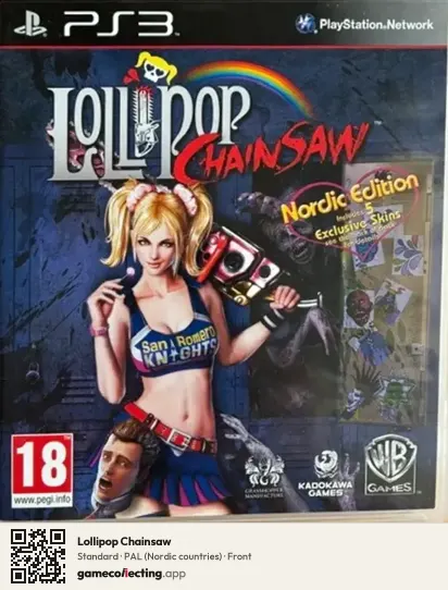 Lollipop Chainsaw PlayStation 3, Nordic countries box front