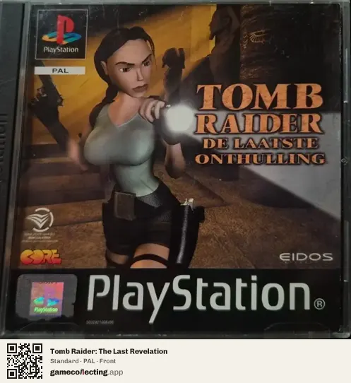 Tomb Raider: The Last Revelation PlayStation, PAL box front