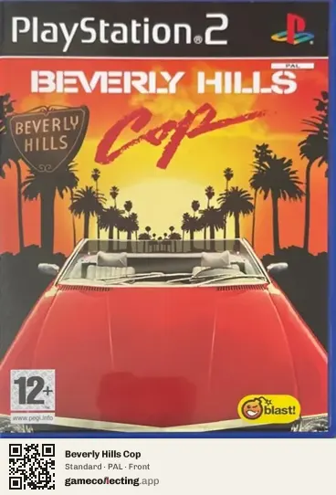 Beverly Hills Cop PlayStation 2, PAL box front
