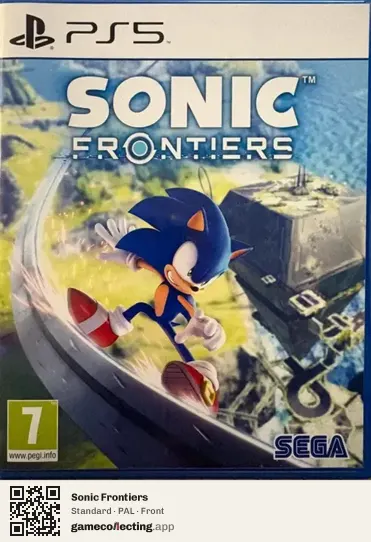 Sonic Frontiers PlayStation 5, PAL box front