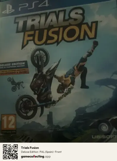 Trials Fusion PlayStation 4, Spain box front