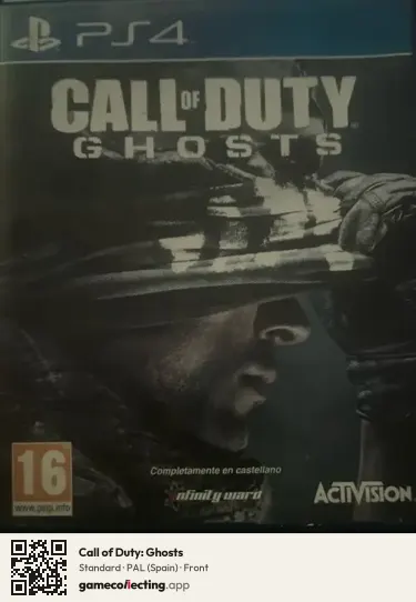 Call of Duty: Ghosts PlayStation 4, Spain box front