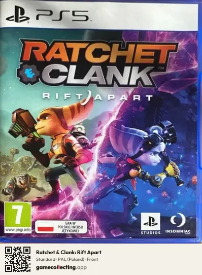 Ratchet & Clank: Rift Apart PlayStation 5, Poland box front