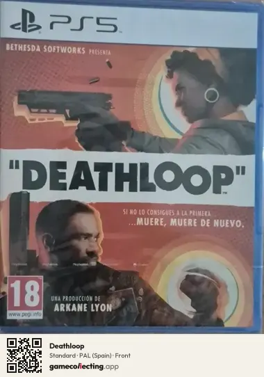 Deathloop PlayStation 5, Spain box front