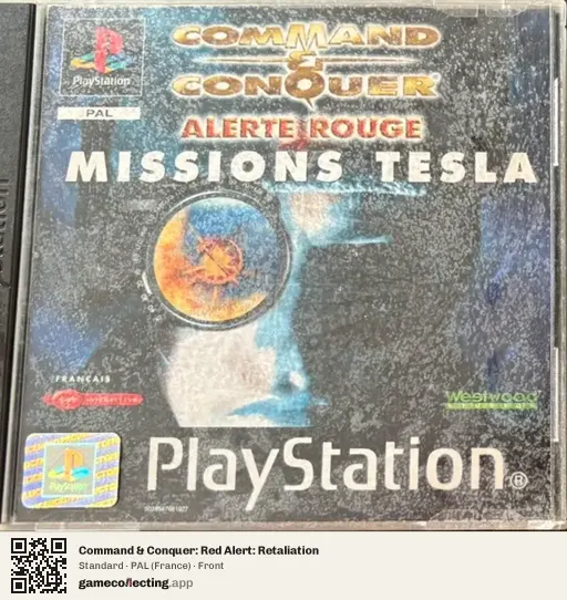 Command & Conquer: Red Alert: Retaliation PlayStation, France box front