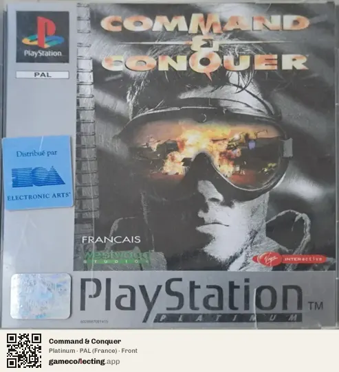 Command & Conquer PlayStation, France box front