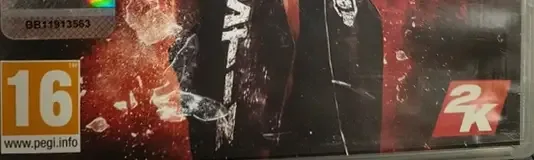 WWE 2K16, the PEGI square on its front
