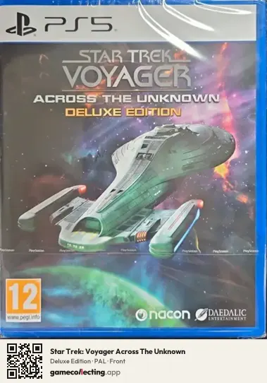 Star Trek: Voyager Across The Unknown PlayStation 5, PAL box front