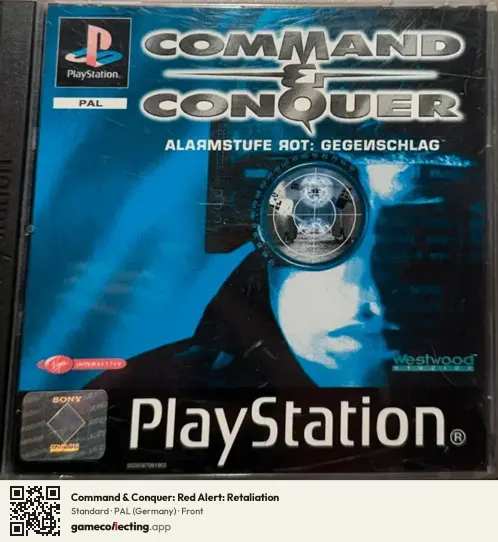 Command & Conquer: Red Alert: Retaliation PlayStation, Germany box front