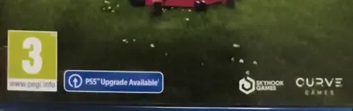 Lawn Mowing Simulator, the PEGI square on its front