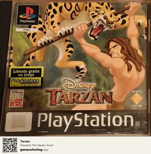 Tarzan PlayStation, Spain box front