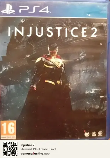 Injustice 2 PlayStation 4, France box front