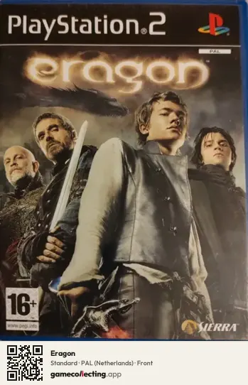 Eragon PlayStation 2, Netherlands box front