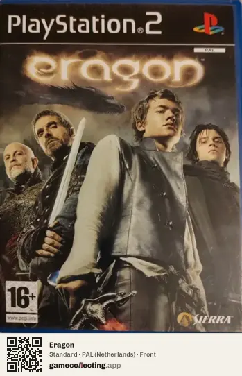 Eragon PlayStation 2, Netherlands box front